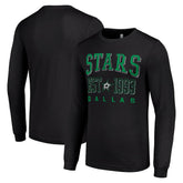 Dallas Stars Starter Logo Graphic Long Sleeve T-Shirt - Black T-shirts