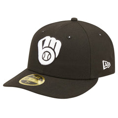 Milwaukee Brewers Low Profile 59FIFTY Fitted Hat Black