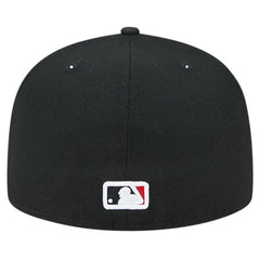 Minnesota Twins Checkered Undervisor 59FIFTY Fitted Hat Black