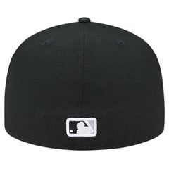 New York Yankees Checkered Undervisor 59FIFTY Fitted Hat Black