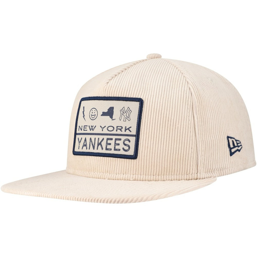 New York Yankees Summer Essential Golfer Snapback Hat Khaki