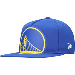Golden State Warriors Oversized Puff Print Logo Golfer Snapback Hat sale - Royal shop
