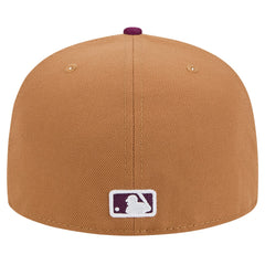 Los Angeles Dodgers Two-Tone Color Pack 59FIFTY Fitted Hat Brown/Purple