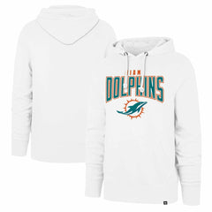 Miami Dolphins '47 Elements Arch Headline Pullover Hoodie - White online