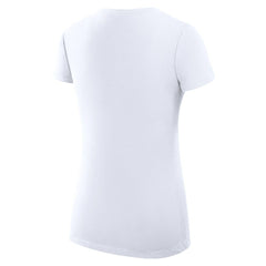 Minnesota Timberwolves G-III 4Her by Carl Banks Women's Super-Slim Fit Lightweight Large City Logo V-Neck T-Shirt - White for sale