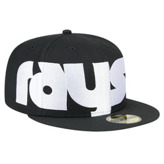 Tampa Bay Rays Checkered Undervisor 59FIFTY Fitted Hat Black