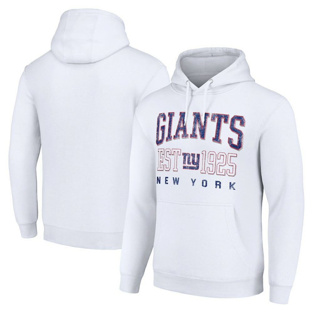 New York Giants Starter Unisex Throwback Logo Pullover Hoodie - White online