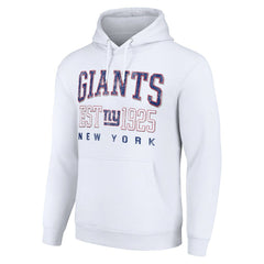New York Giants Starter Unisex Throwback Logo Pullover Hoodie - White online