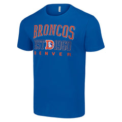 Denver Broncos Starter Throwback Logo T-Shirt - Royal on sale