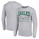 Philadelphia Eagles Starter Throwback Logo Long Sleeve T-Shirt - Heather Gray sale