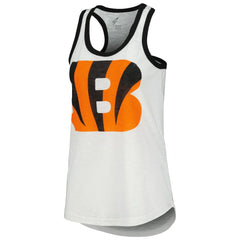 Cincinnati Bengals G-III 4Her by Carl Banks Women's Tater Racerback Tank Top - White on sale