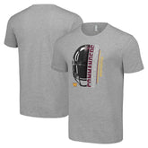 Washington Commanders Starter Half Helmet Logo T-Shirt - Heather Gray on sale