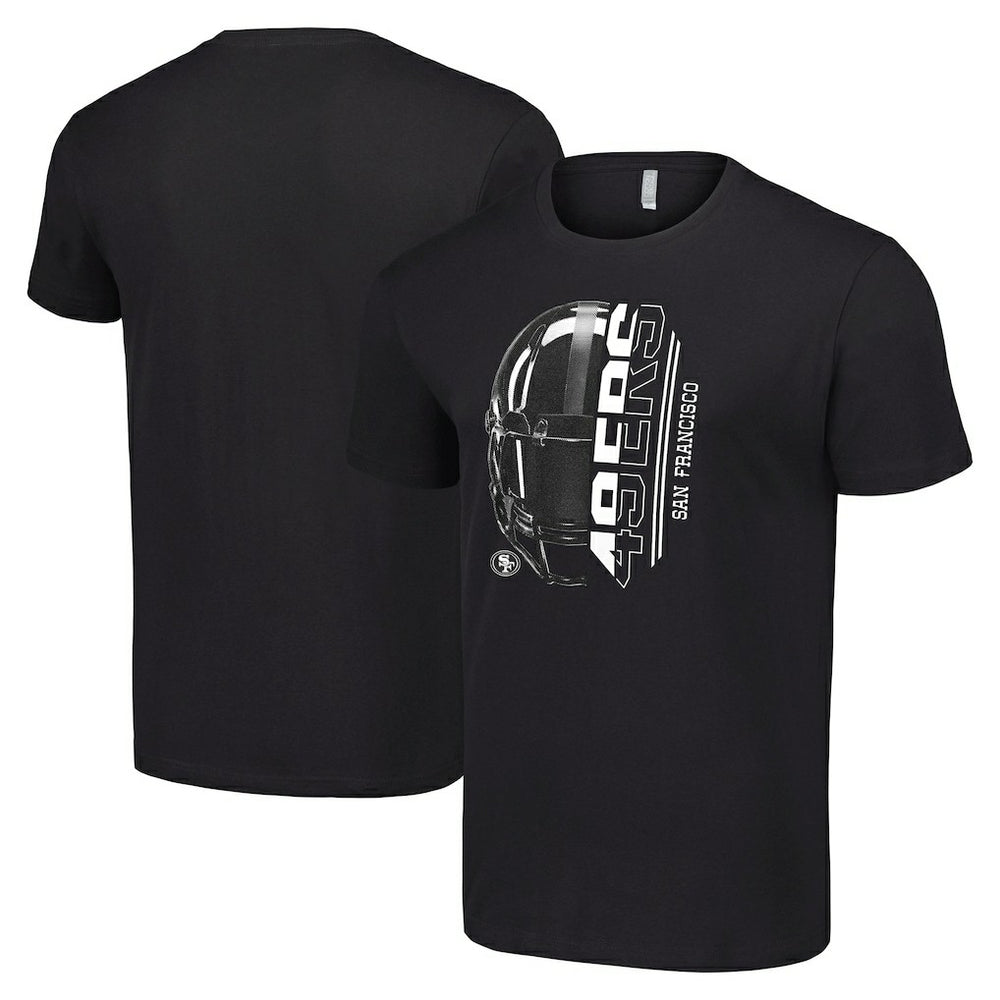 San Francisco 49ers Starter Half Helmet Logo T-Shirt - Black online