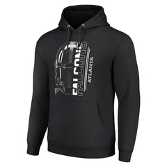 Atlanta Falcons Starter Unisex Half Helmet Logo Pullover Hoodie - Black cheap