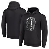 Carolina Panthers Starter Unisex Half Helmet Logo Pullover Hoodie - Black for sale