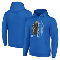 Indianapolis Colts Starter Unisex Half Helmet Logo Pullover Hoodie - Royal for sale