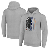Chicago Bears Starter Unisex Half Helmet Logo Pullover Hoodie - Heather Gray on sale