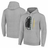 Green Bay Packers Starter Unisex Half Helmet Logo Pullover Hoodie - Heather Gray online
