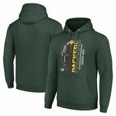 Green Bay Packers Starter Unisex Half Helmet Logo Pullover Hoodie - Green cheap
