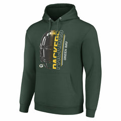 Green Bay Packers Starter Unisex Half Helmet Logo Pullover Hoodie - Green cheap