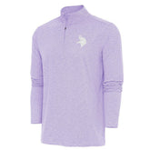 Minnesota Vikings Antigua Hunk Quarter-Zip Pullover Top - Lavender discount