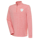 Las Vegas Raiders Antigua Bright Quarter-Zip Pullover Top - Coral outlet