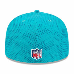 Miami Dolphins New Era 2024 Sideline 59FIFTY Fitted Hat - Aqua on sale