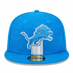 Detroit Lions New Era 2024 Sideline 59FIFTY Fitted Hat - Blue discount