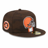 Cleveland Browns New Era 2024 Sideline 59FIFTY Fitted Hat - Brown discount
