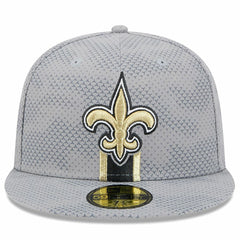 New Orleans Saints New Era 2024 Sideline 59FIFTY Fitted Hat - Gray discount
