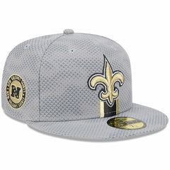 New Orleans Saints New Era 2024 Sideline 59FIFTY Fitted Hat - Gray discount