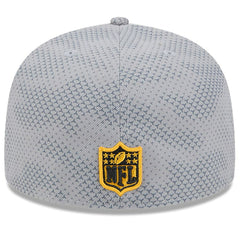Pittsburgh Steelers New Era 2024 Sideline 59FIFTY Fitted Hat - Gray on sale
