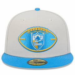 Los Angeles Chargers New Era 2024 Sideline Historic 59FIFTY Fitted Hat - Stone/Powder Blue for sale