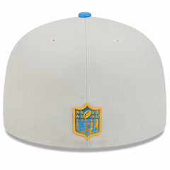 Los Angeles Chargers New Era 2024 Sideline Historic 59FIFTY Fitted Hat - Stone/Powder Blue for sale