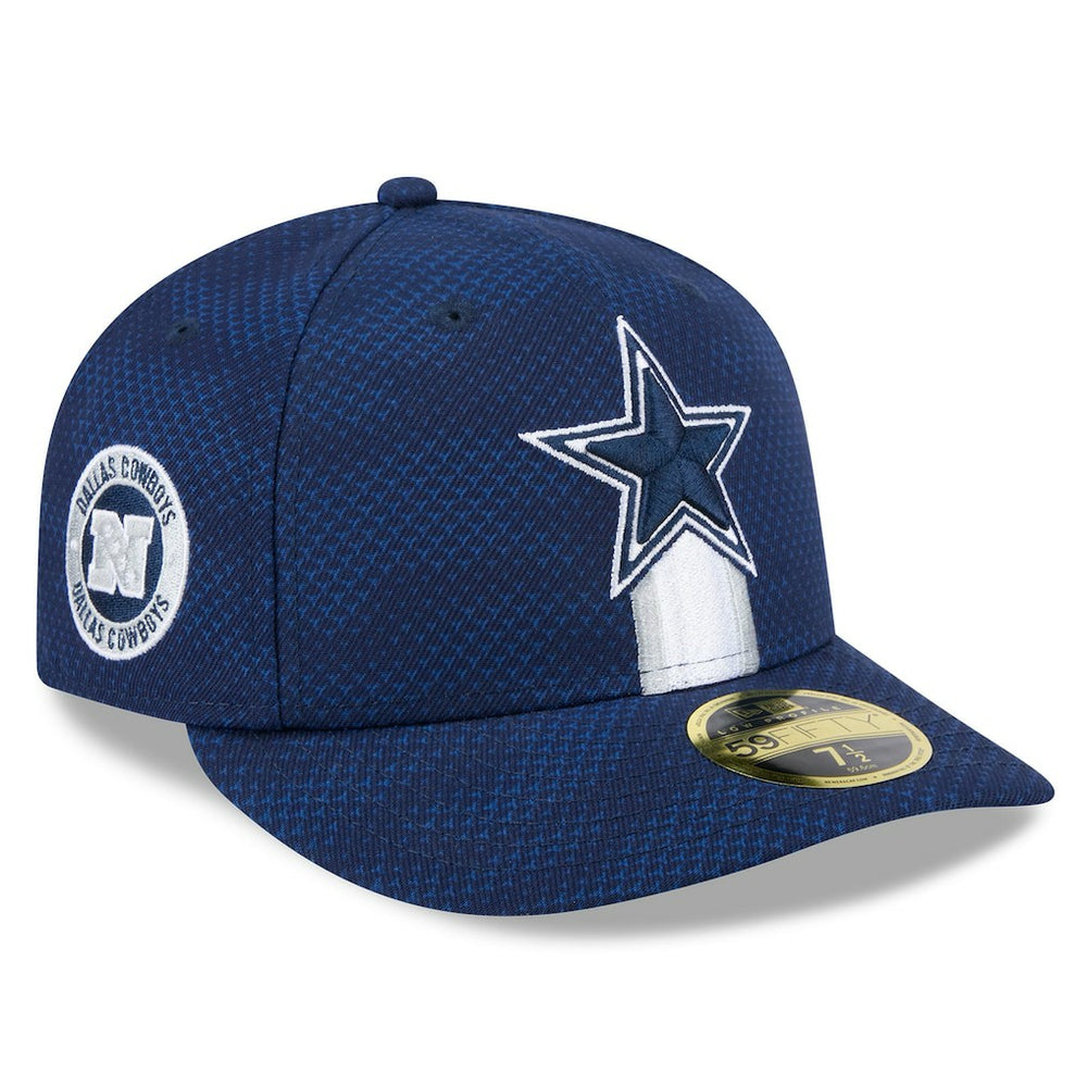 Dallas Cowboys New Era 2024 Sideline Low Profile 59FIFTY Fitted Hat - Navy cheap