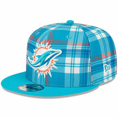Miami Dolphins New Era 2024 Sideline Statement 9FIFTY Snapback Hat - Aqua on sale