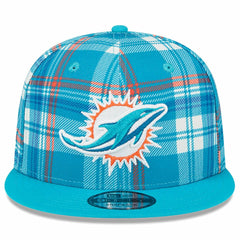 Miami Dolphins New Era 2024 Sideline Statement 9FIFTY Snapback Hat - Aqua on sale