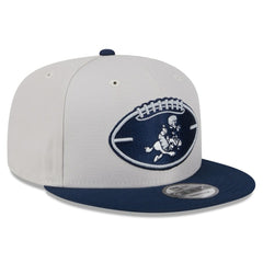 Dallas Cowboys New Era 2024 Sideline Historic 9FIFTY Snapback Hat - Stone/Navy for sale