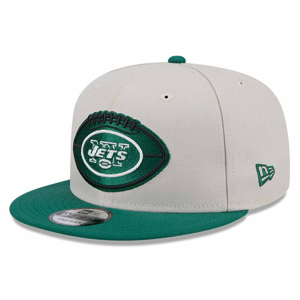 New York Jets New Era 2024 Sideline Historic 9FIFTY Snapback Hat - Stone/Green online