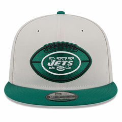 New York Jets New Era 2024 Sideline Historic 9FIFTY Snapback Hat - Stone/Green online
