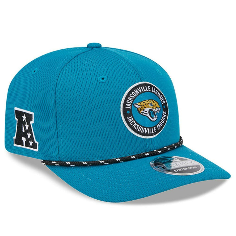 Jacksonville Jaguars New Era 2024 Sideline 9SEVENTY Stretch-Snap Hat - Teal for sale