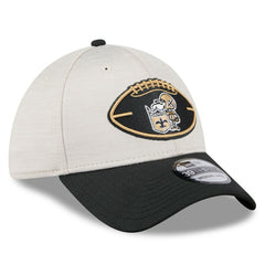 New Orleans Saints New Era 2024 Sideline Historic 39THIRTY Flex Hat - Stone/Black outlet