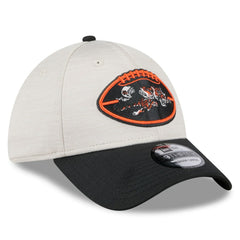 Cincinnati Bengals New Era 2024 Sideline Historic 39THIRTY Flex Hat - Stone/Black cheap