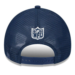 Dallas Cowboys New Era 2024 Sideline Historic 9FORTY A-Frame Trucker Adjustable Hat - Stone/Navy cheap