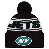 New York Jets New Era 2024 Sideline Cuffed Knit Hat with Pom - Black online