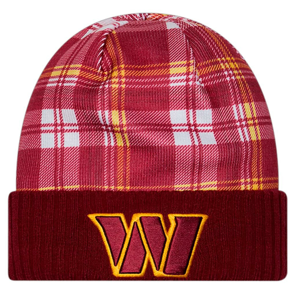 Washington Commanders New Era Sideline Statement Cuffed Knit Hat - Burgundy discount