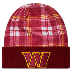 Washington Commanders New Era Sideline Statement Cuffed Knit Hat - Burgundy discount