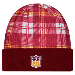 Washington Commanders New Era Sideline Statement Cuffed Knit Hat - Burgundy discount
