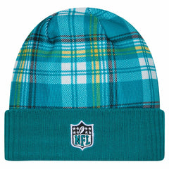 Jacksonville Jaguars New Era Sideline Statement Cuffed Knit Hat - Teal on sale