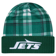 New York Jets New Era Sideline Statement Cuffed Knit Hat - Green for sale